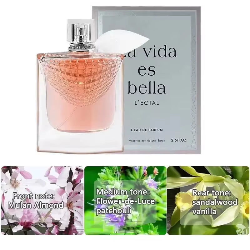 75Ml Original Women Perfume True Love Rose Fragrance Long Lasting Perfume Fresh Natural Romantic Temperament Perfume
