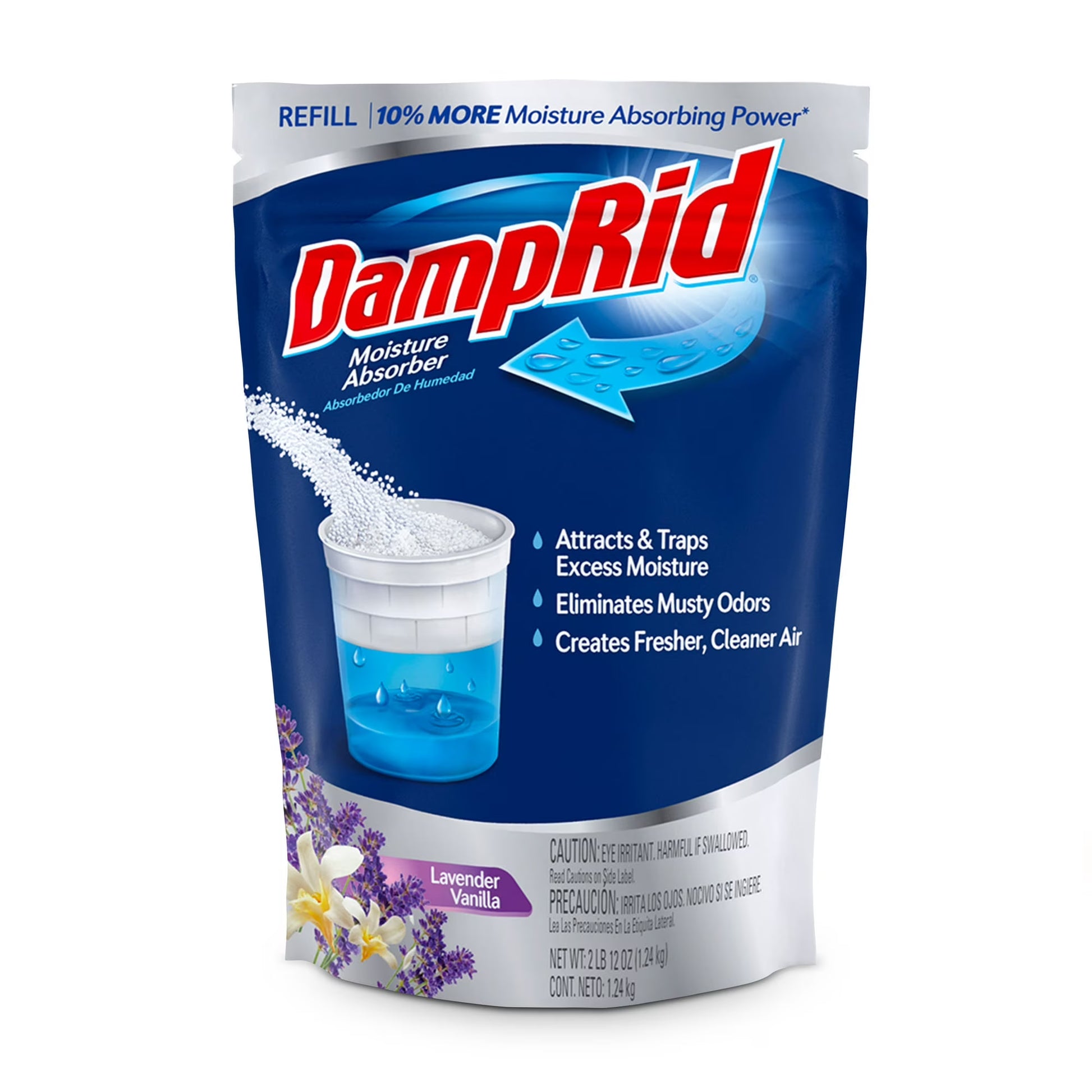Damprid 44 Oz. Lavender Vanilla Moisture Absorber Refill (Pack of 3)