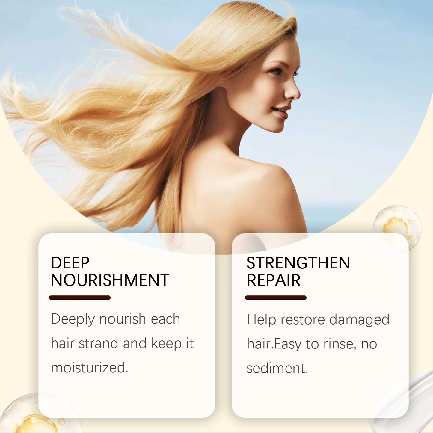 Collagen Shampoo and Conditioner for Hair Cleaning Scalp Nourish Hair Strengthening Shampoo Keratin Repair Mask Soft Hair Care