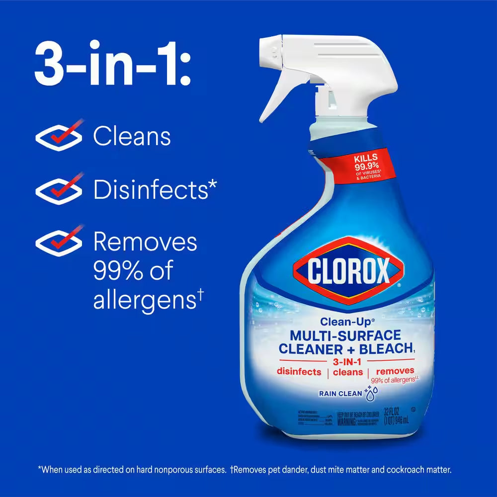 Clean-Up 32 Oz. Rain Clean Scent All-Purpose Cleaner with Bleach Spray