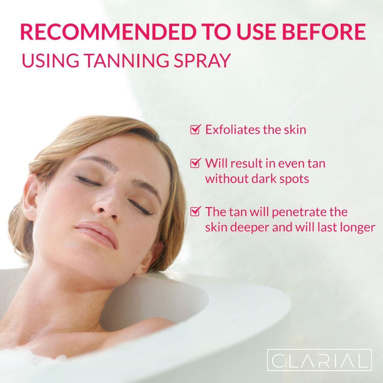 Exfoliating Body Scrub for Bath and Shower Use - Face Scrubber and Body Exfoliator Mitt, Dead Skin Remover - Exfoliating Glove Shower Scrub for Men and Women - Pair Pink