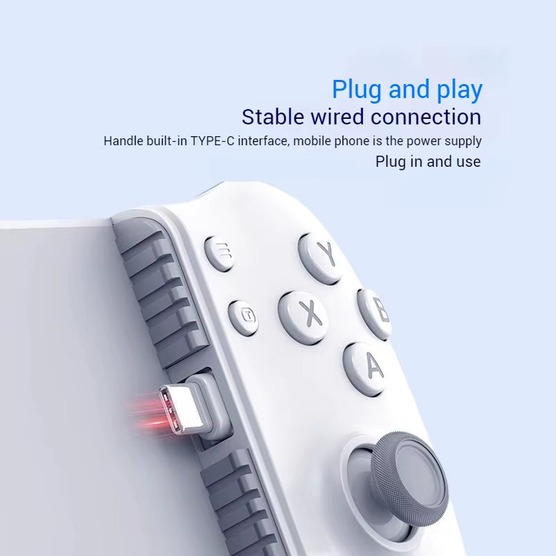 S3 Gamepad Type-C Mobile Phone Controller Hall Effect Stretching Handle Stick Joystick Android Ps Cloud Game Customized