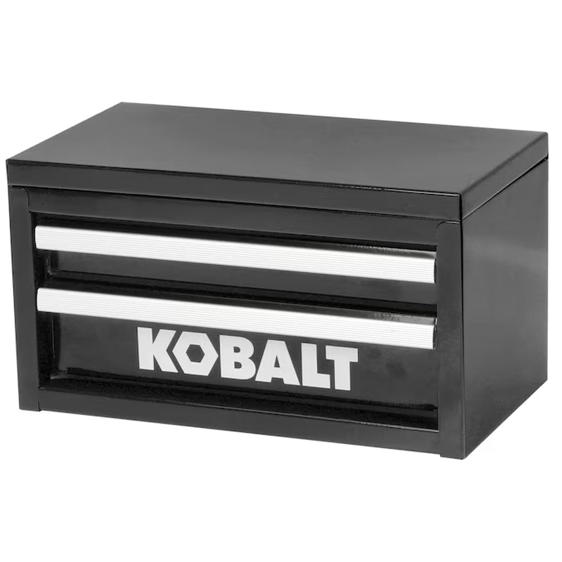 Portable Mini Toolbox 10.83-In W X 5.91-In H X 5.91-In D 2 -Drawer Teal Steel Tool Box