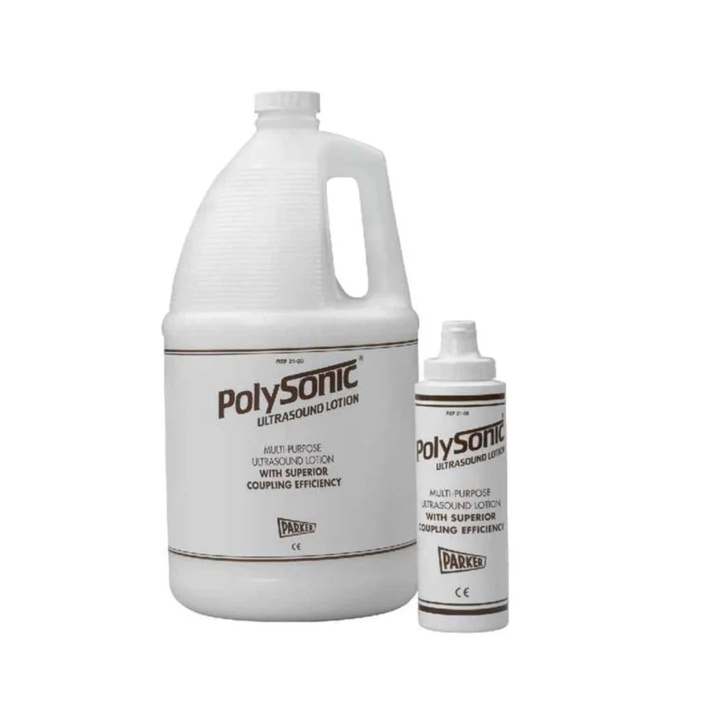 Ultrasound Lotion, 1 Gallon Jug W/8.5 Oz Refillable Dispenser Bottle, Each