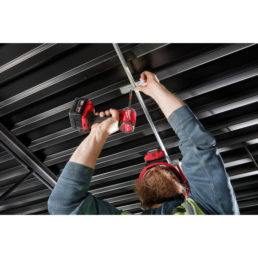 M18 FUEL 18-Volt Lithium-Ion Brushless Cordless 1/4 In. Hex Impact Driver and 7-1/4 In. Rear Handle Circular Saw