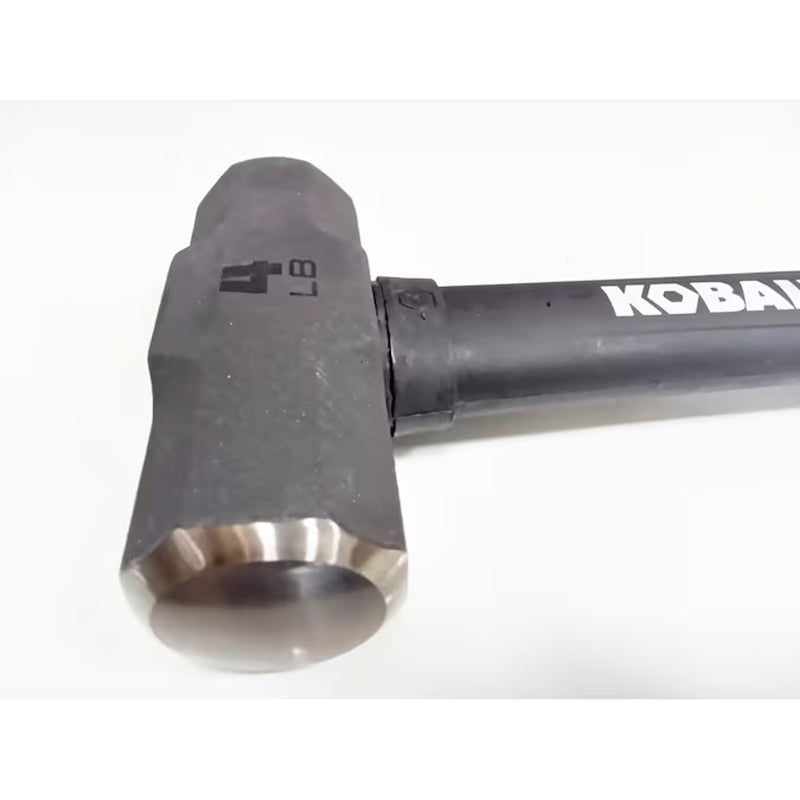 4 -Lb Steel Head Fiberglass Handle Engineering Sledge Hammer