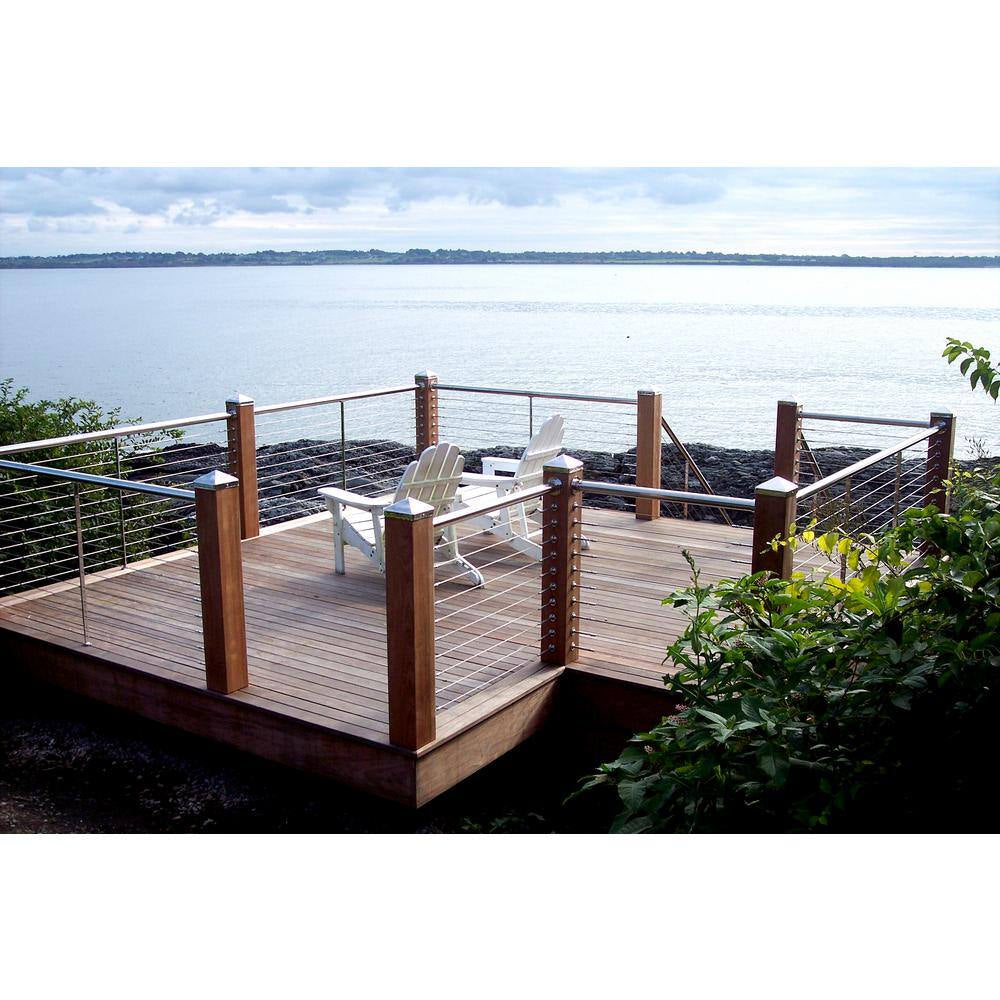 4 In. X 6 In. Stainless Steel Pyramid Slip over Fence Post Cap