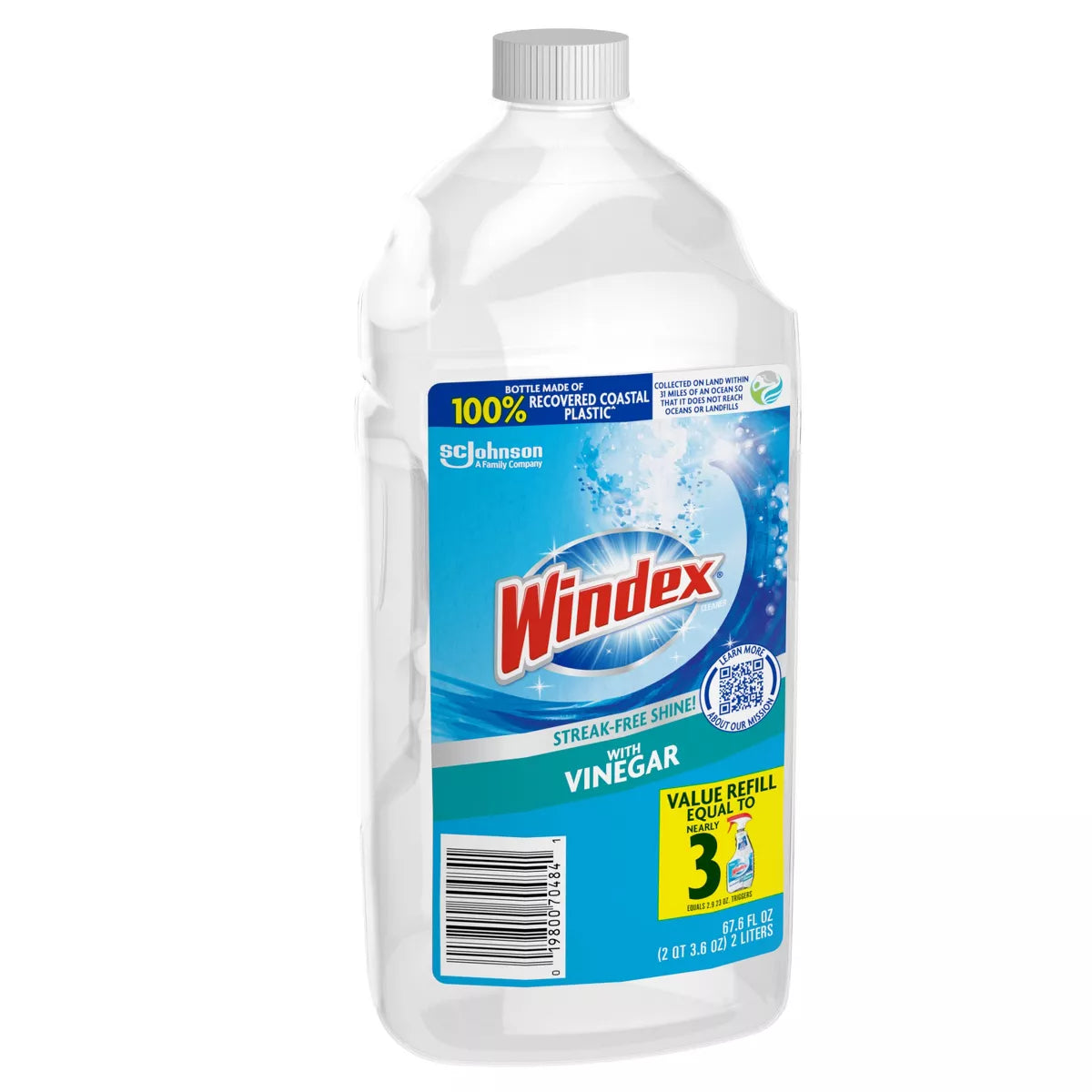 Windex Glass Cleaner Trigger Bottle Vinegar