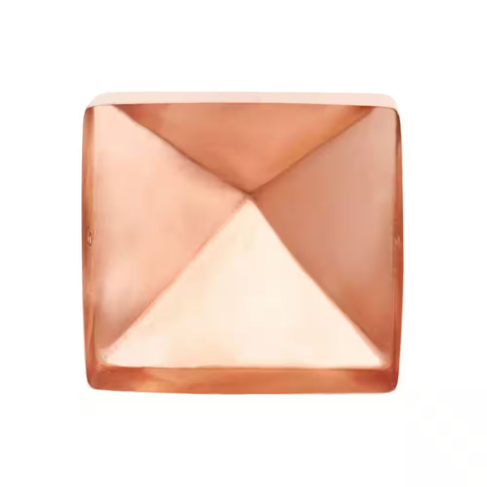 6 In. X 6 In. Copper Pyramid Slip over Fence Post Cap
