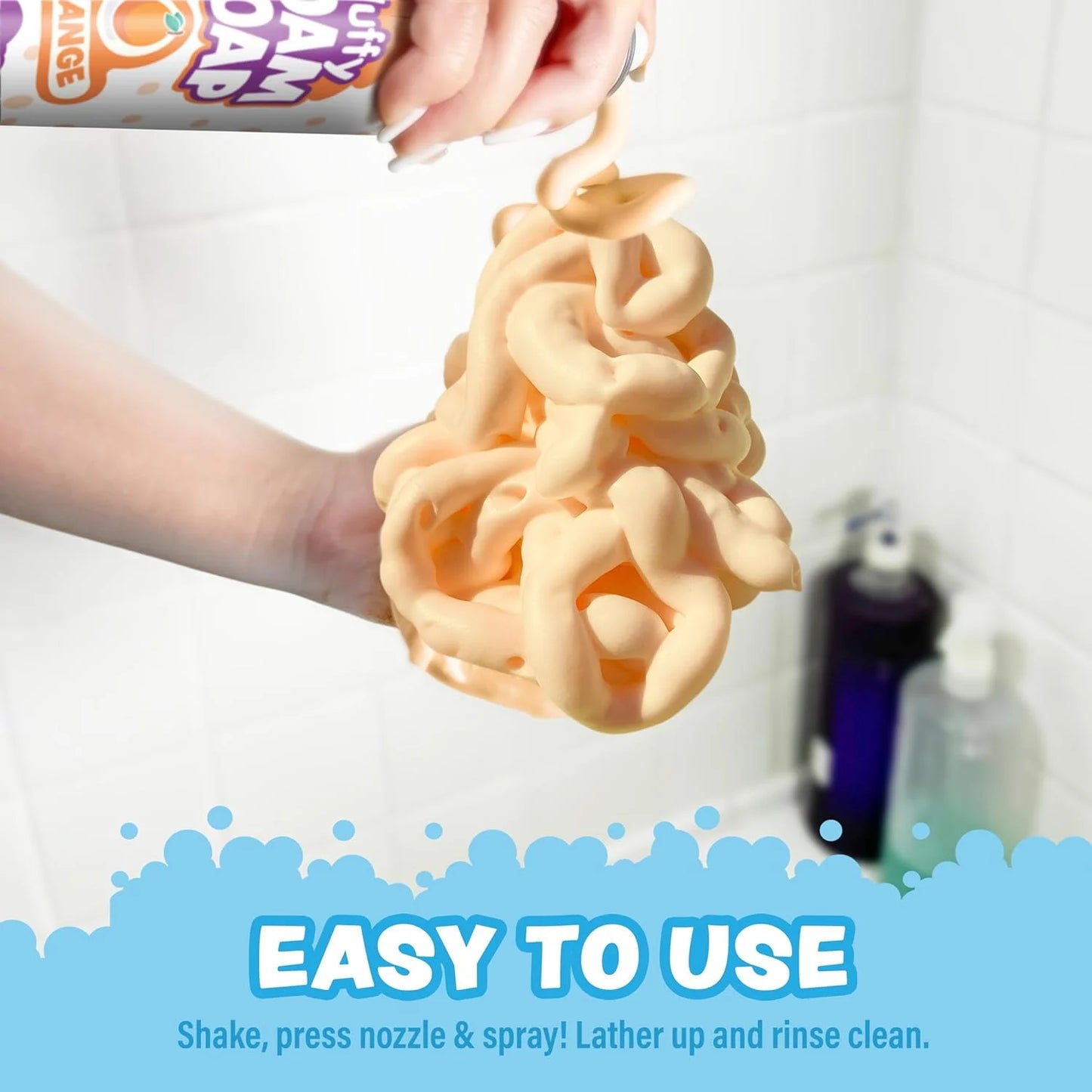 Fluffy Foam Soap Variety 6 Pack, Gentle, Cleansing Kids Bath Soap, Fruity, Fun B