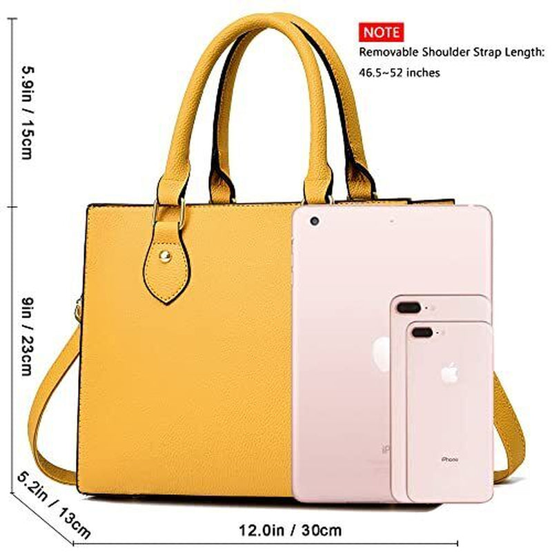 CHICAROUSAL Crossbody Purses and Handbags for Women PU Liz Mustard Yellow