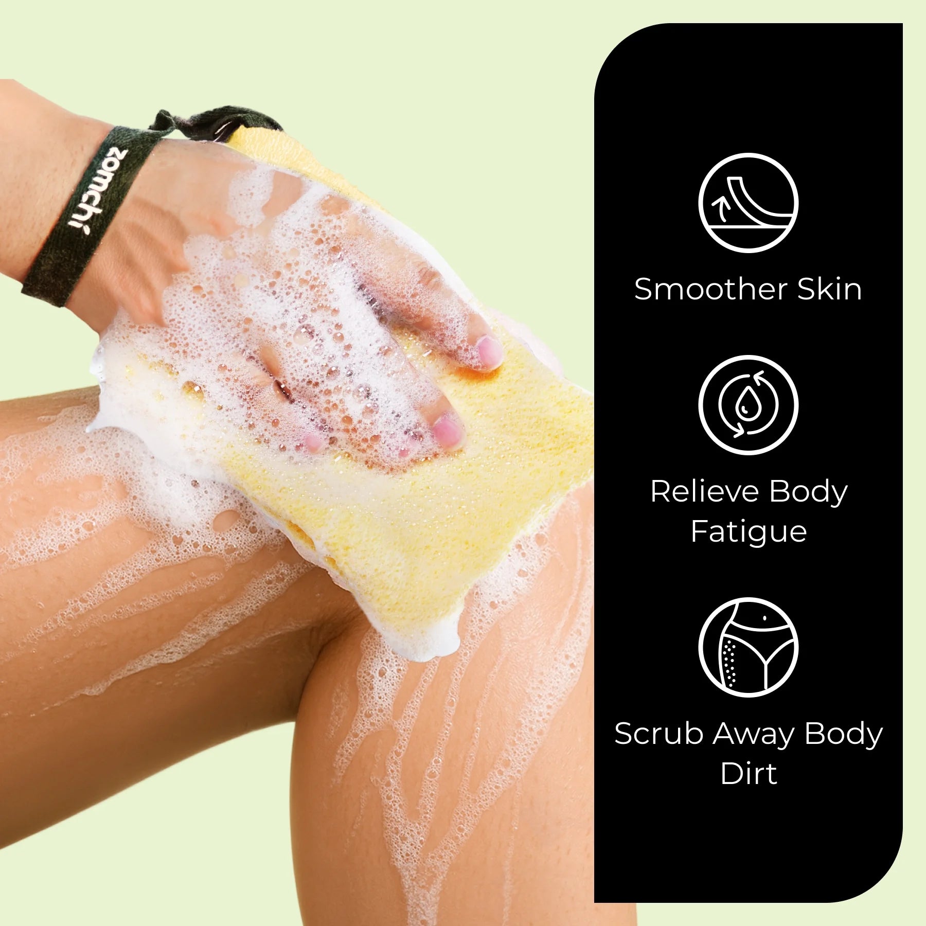 2-Pack Exfoliating Soap Saver Bags for Bar Soap, Dual-Textured Wash Pouches for Gentle & Deep Scrub (Yellow)