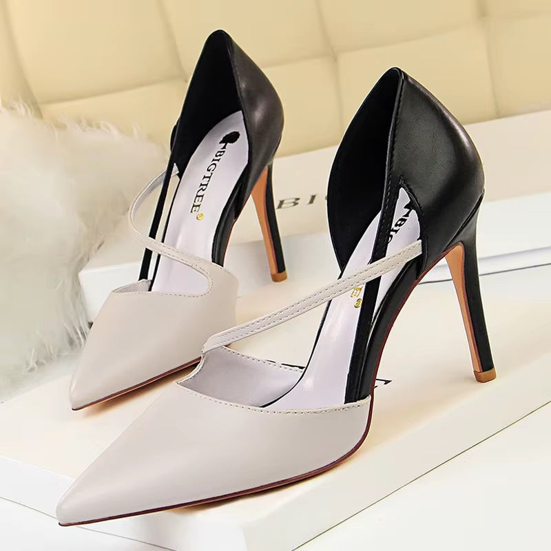 Shoes High Heels Woman Pumps Stiletto Women Shoes Women Basic Pump Fashion Women Sandals Female Shoes Stilettos 9.5 Cm
