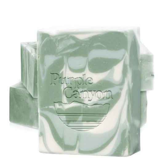 3 Pack of Handmade Soaps 4 Ounces Each | Bar Soap with Eucalyptus Essential Oil, Cocoa Butter, and Olive Oil | Perfect Moisturizing Skin Care Gift Set