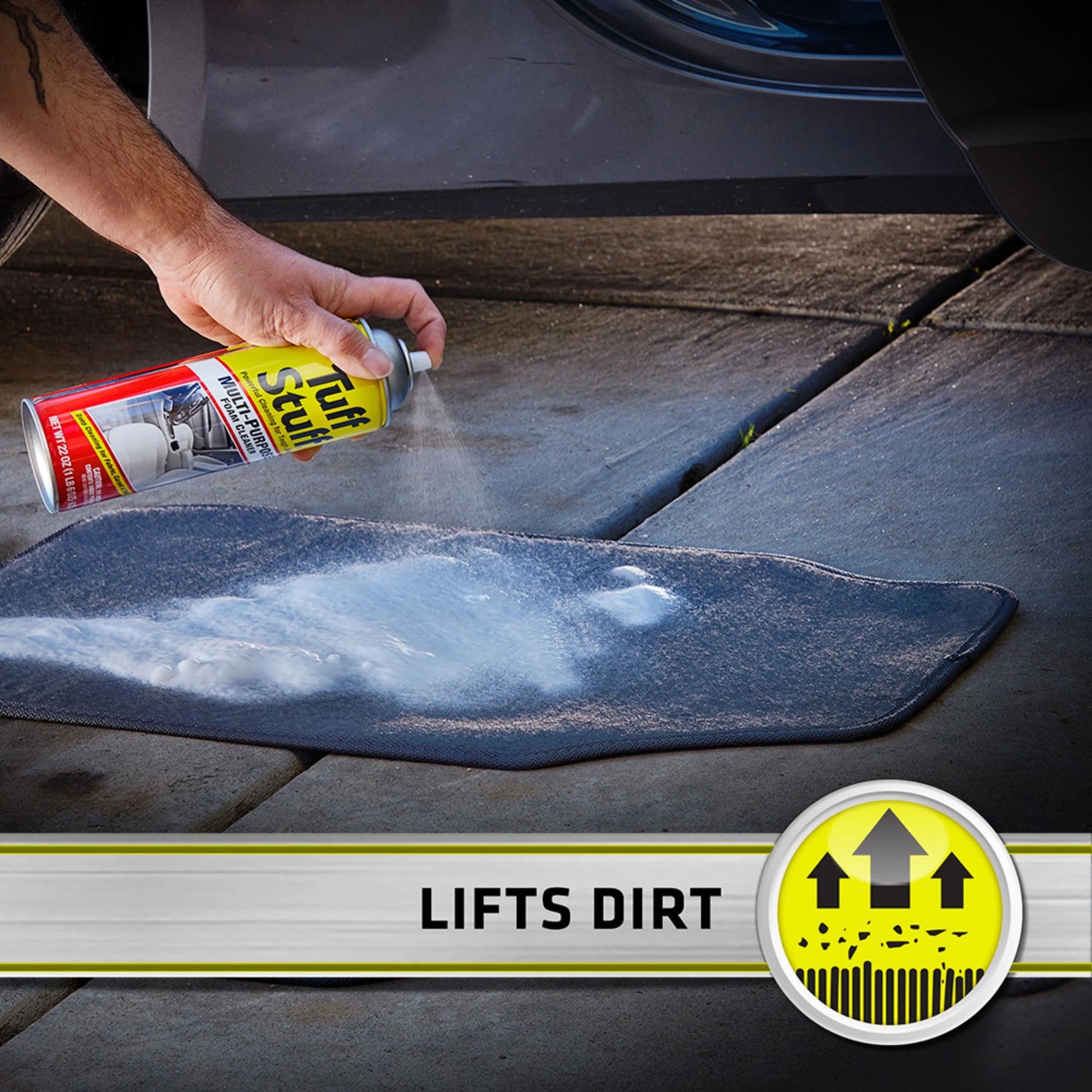 Multi Purpose Foam Cleaner for Car Detailing, Holiday Cleaning, Winter Home and Auto Messes, 22 Oz
