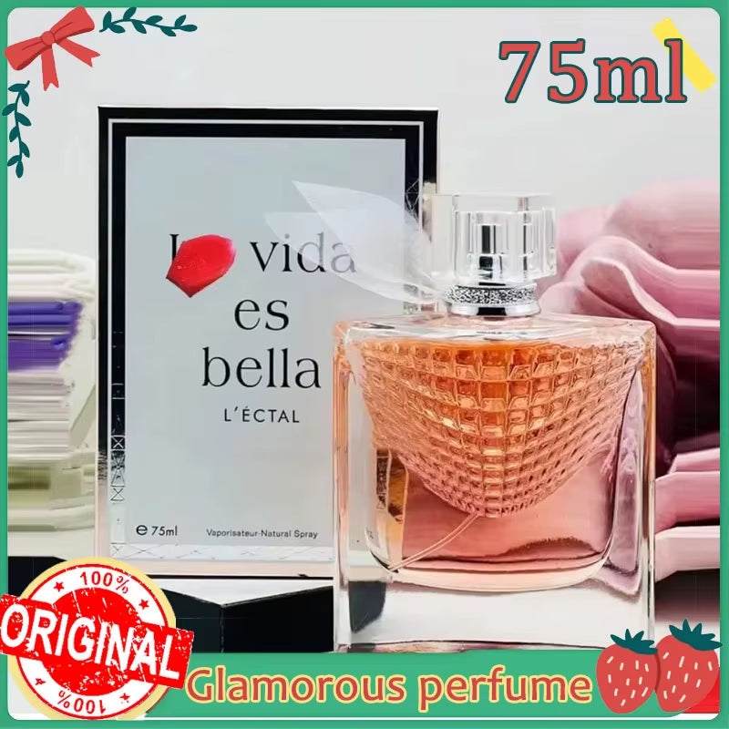 75Ml Original Women Perfume True Love Rose Fragrance Long Lasting Perfume Fresh Natural Romantic Temperament Perfume