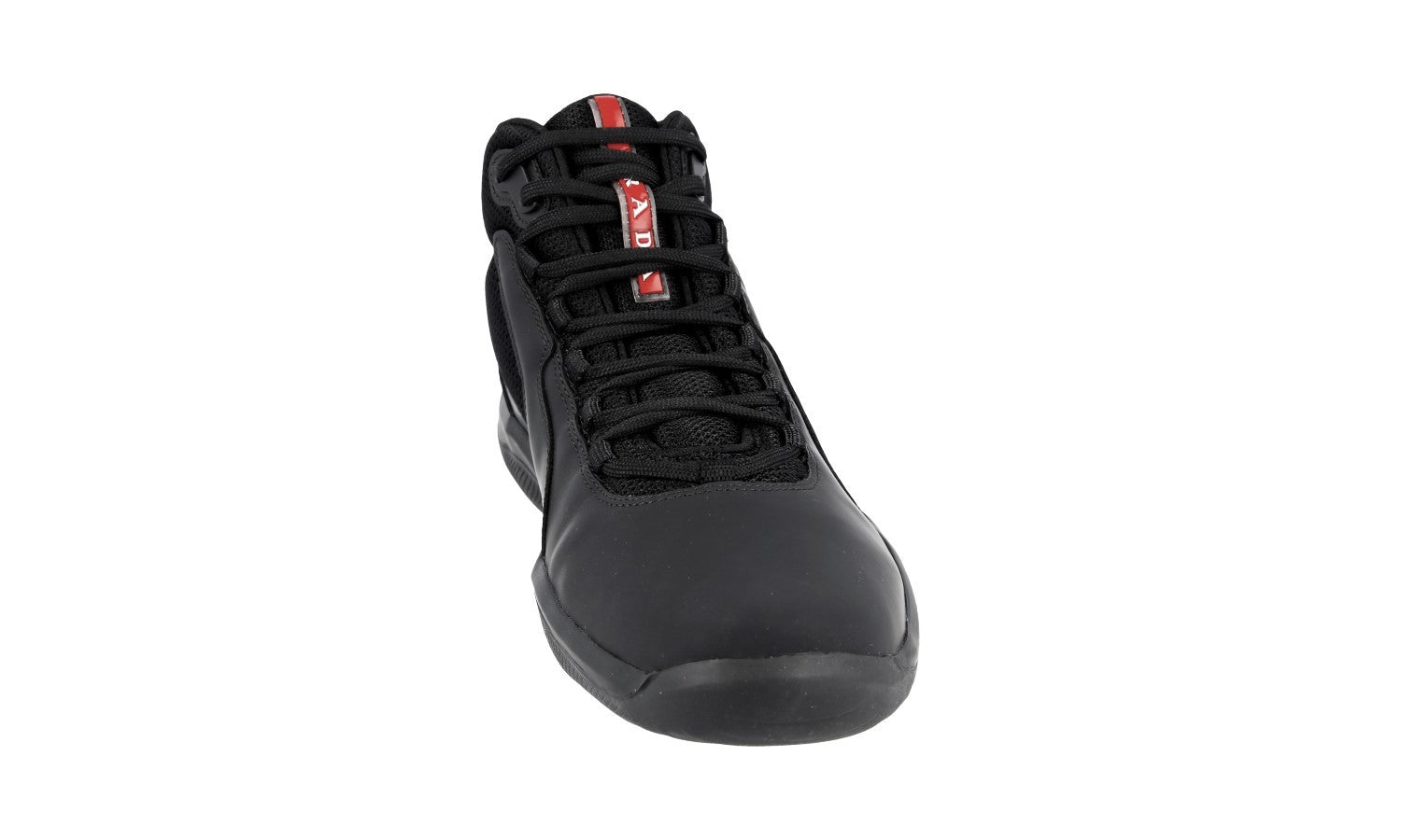 PRADA AMERICAS CUP HIGH-TOP SNEAKERS SHOES 4T2871 BLACK