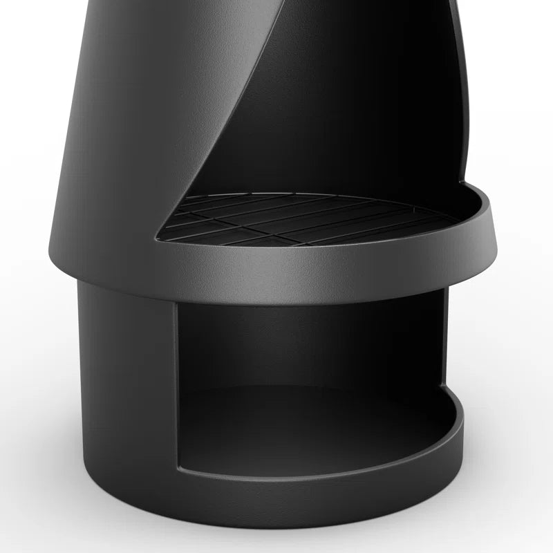 Zaymar 56.1" H Iron Wood Burning Outdoor Chiminea