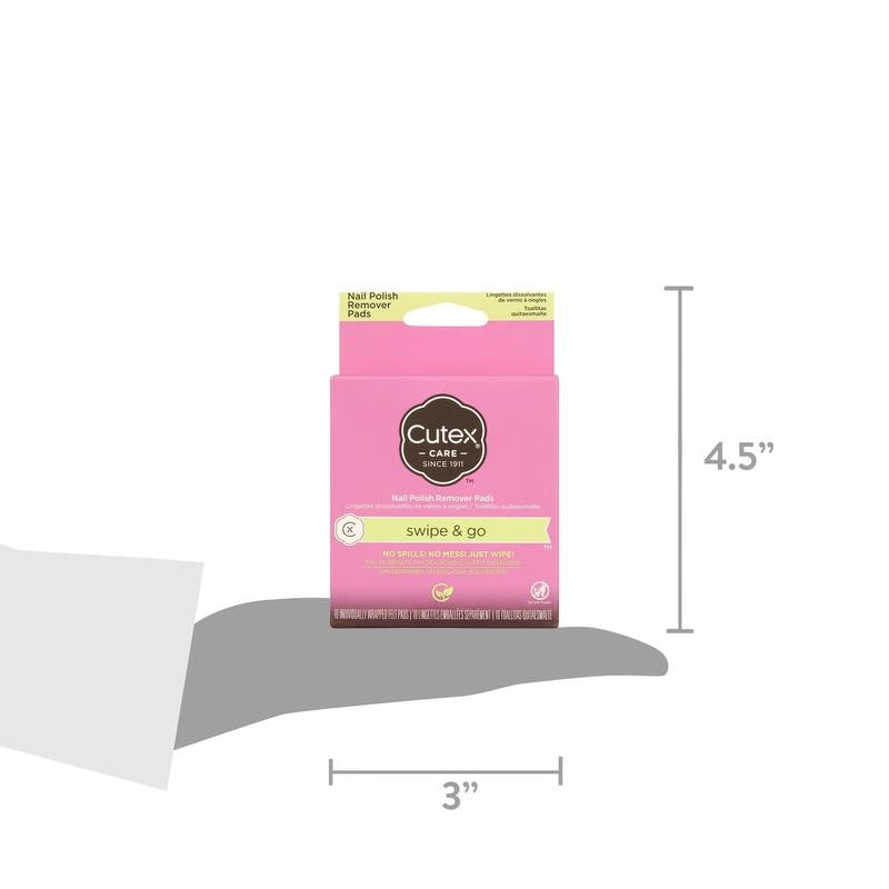 Swipe and Go Nail Polish Remover Pads (Pack of 2)
