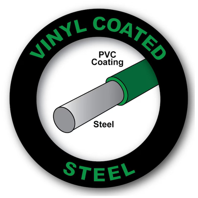 50-Ft X 2-Ft Green PVC Coated Steel Welded Wire Rolled Fencing 2-In X 3-In - Mesh Size