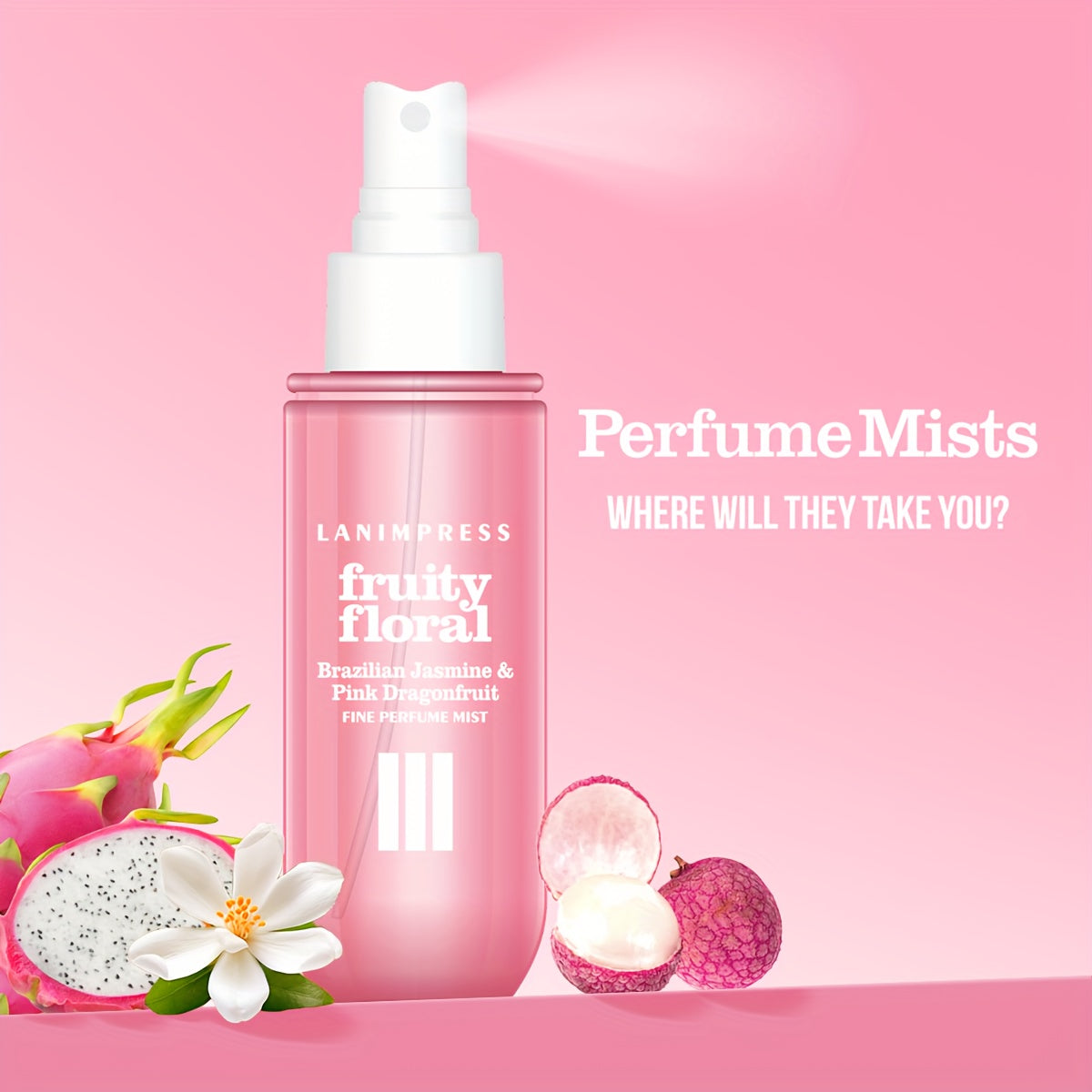 3.04oz Hair & Body Fragrance Mist, Lasting And Refreshing Fruity Floral Fragrance For Dating Party, An Ideal Gift Father's Day Gift