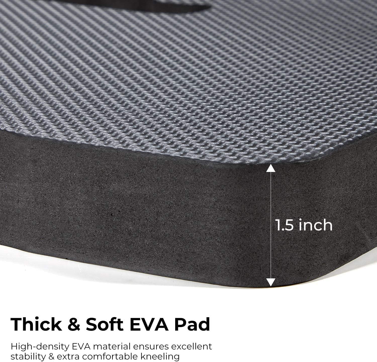 Premium Thick Kneeling Pad,  2-Pack Large Comfortable Gardening Knee Mat with 2 Different Surfaces, Extra Thick Knee Cushion Kneeler for Gardening Work Baby Praying, Gifts for Women Men Seniors
