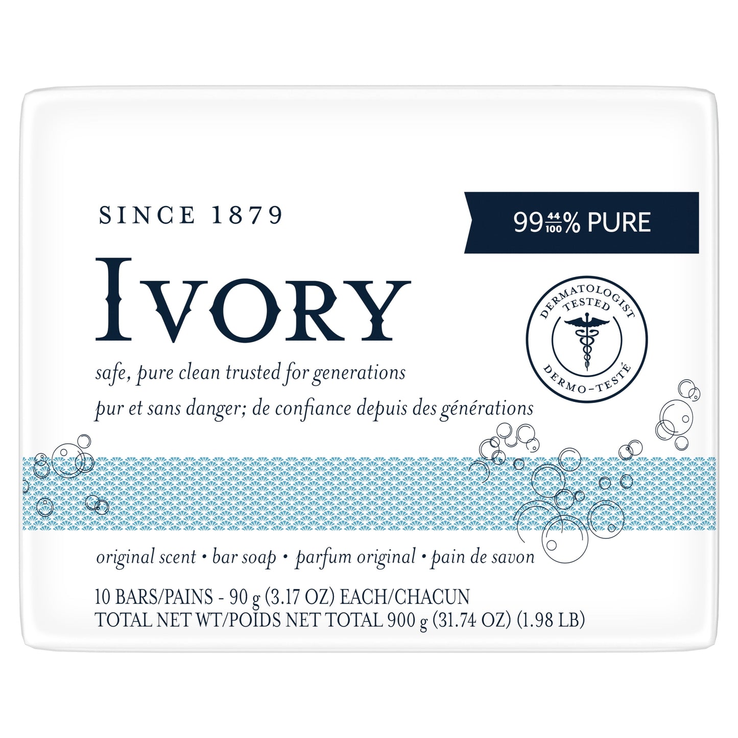 Bar Soap, Original Scent, 3.17 Ounces, 10 Count