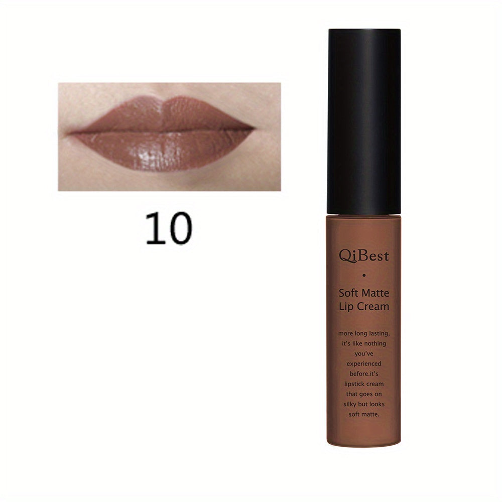 Matte Velvet Lip Glaze, Waterproof Long Lasting Not Easy To Decolor Lip Gloss, Silky Smooth Plumping Lipstick ( 20 Colors ) Valentine's Day Gifts