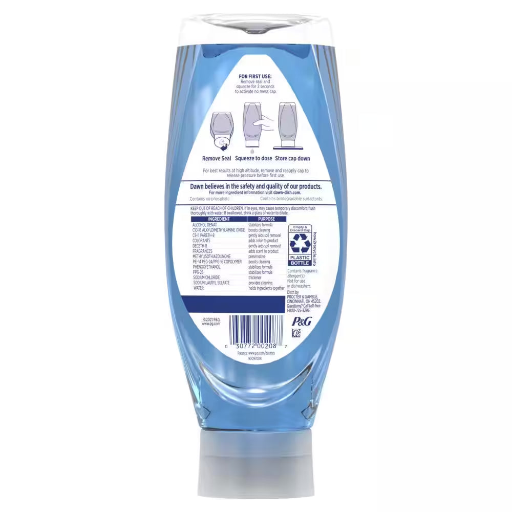 22 Oz. Ultra Ez-Squeeze Refreshing Rain Scent Dish Soap