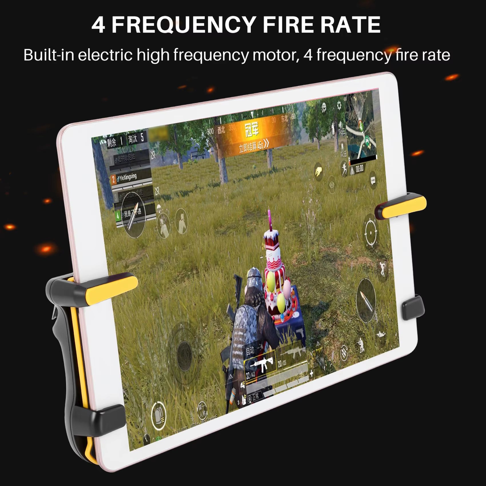 Practical Trigger Game Controller Capacitance L1R1 Fire Aim Button Gamepad Joystick for Ipad Tablet FPS Game for PUBG