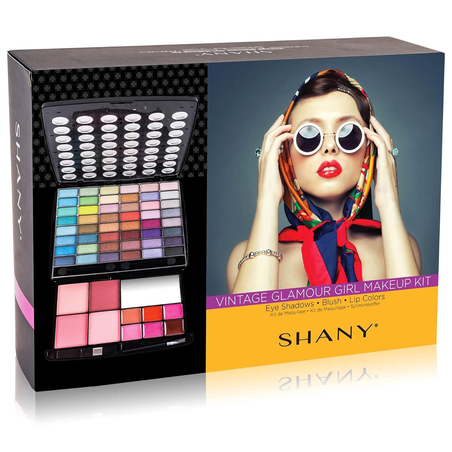 SHANY Glamour Girl Makeup Kit Eyeshadow Beauty Palette with Eye Shadows, Blushes