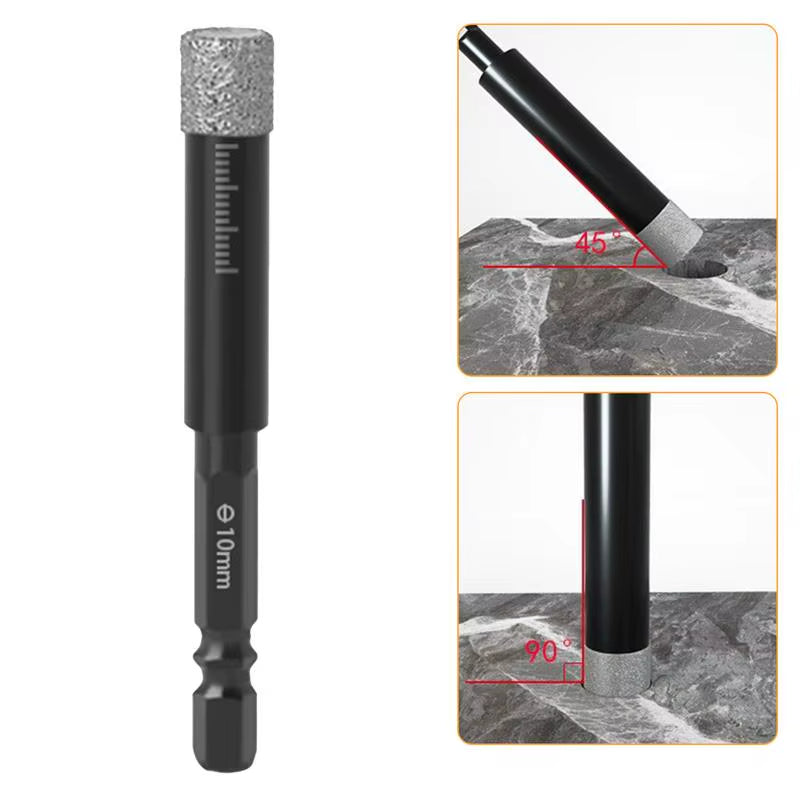 Diamond Drill Bits Diamond Drill Bit Hole Saw Ceramic Tile Drill Bits Power Drill Parts Accessories 6Mm / 8Mm / 10Mm / 12Mm /
