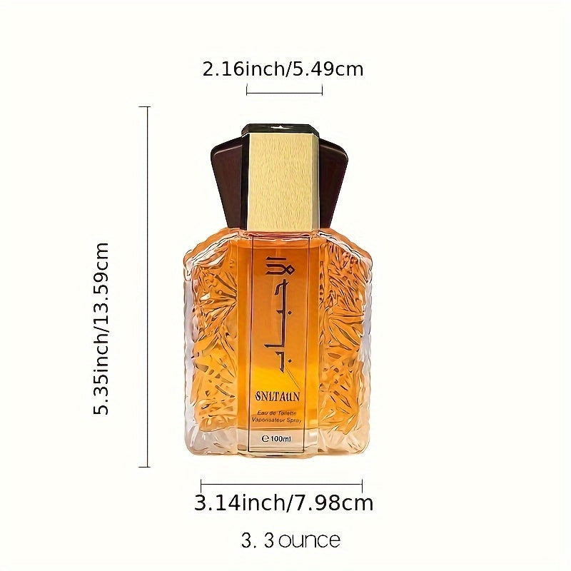 100ml Woody Eau De Toilette for Men - Long-Lasting, Refreshing Fragrance for Dating, Daily Life, and Special Occasions - Perfect Gift for Him on Eid, Father's Day, and More