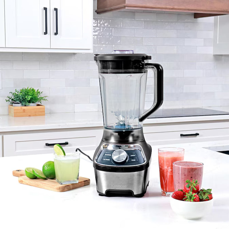 Variable Speed Tritan Pitcher 64-Oz 3 -Speed Countertop Blender ( Stainless Steel and Black )