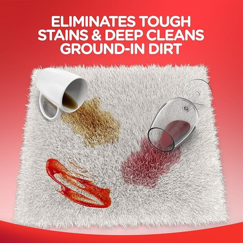 2X Carpet Stain Cleaner Solution and Odor Remover Steam Machine Concentrate, 60 Oz