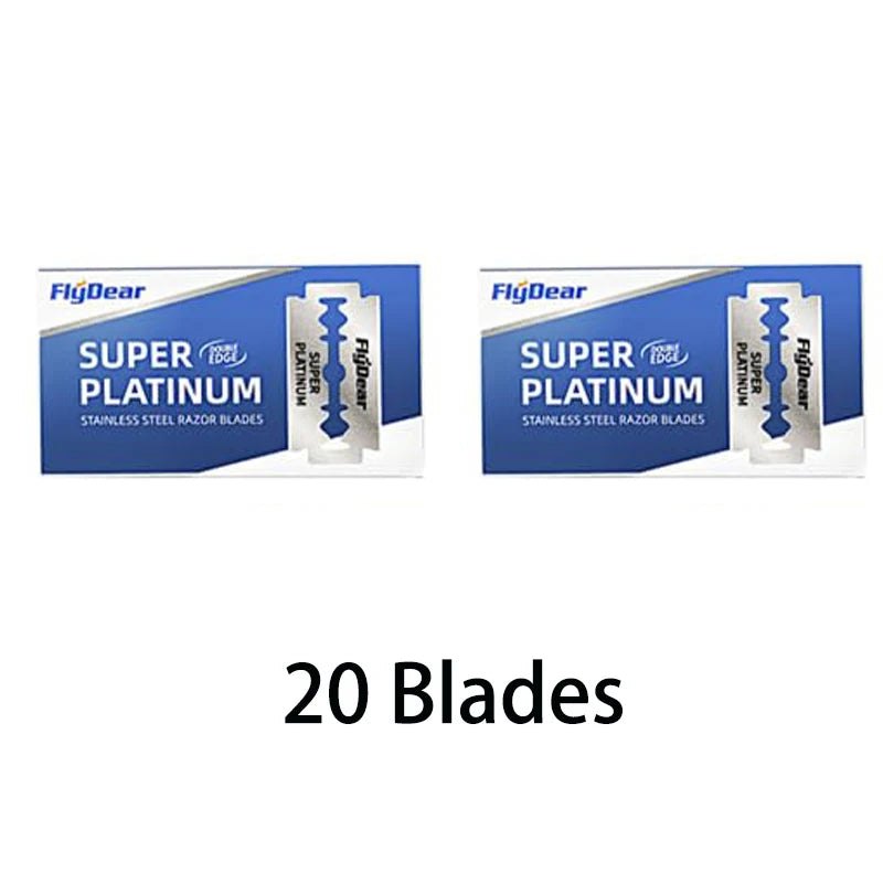 Razor Stainless Steel Double-Blade Razor Razor Razor Old Fashioned Razor Manual Shaving for Men
