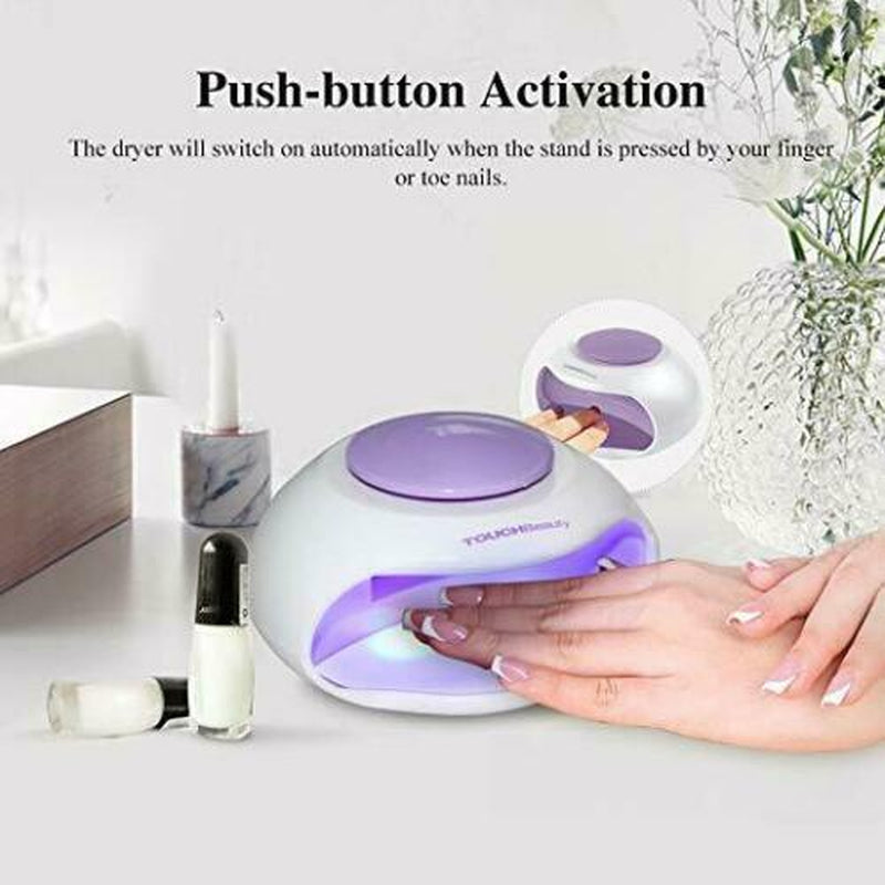 Touchbeauty TB-0889 Portable Nail Dryer with Air and LED Light