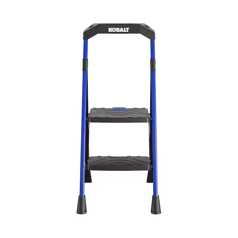 2 -Step 300-Lb Capacity Steel Foldable Step Stool