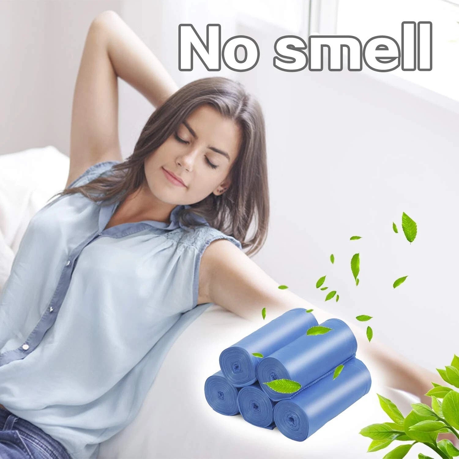 Compostable Trash Bags 13-15 Gallon Biodegradable Trash Bags Recycled Garbage