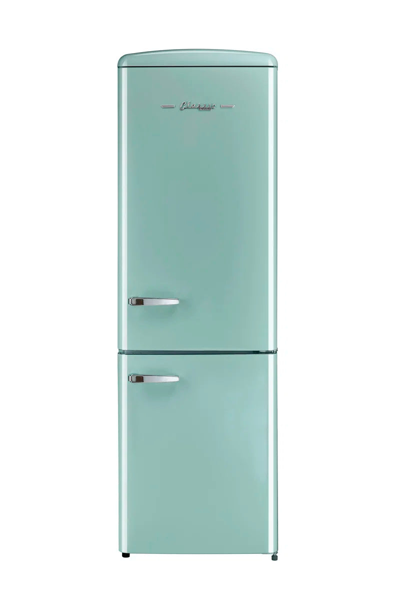 Classic Retro 23.6" Frost-Free 11.7 Cu. Ft. Energy Star Certified Bottom Freezer Refrigerator