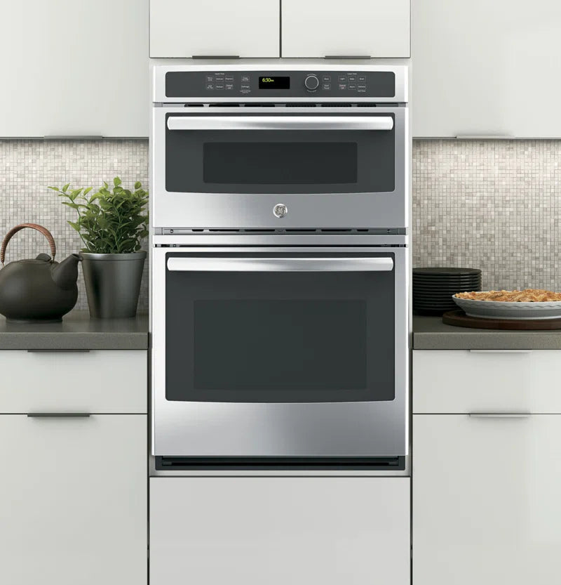 27" Self-Cleaning Electric Wall Oven with Built-In Microwave