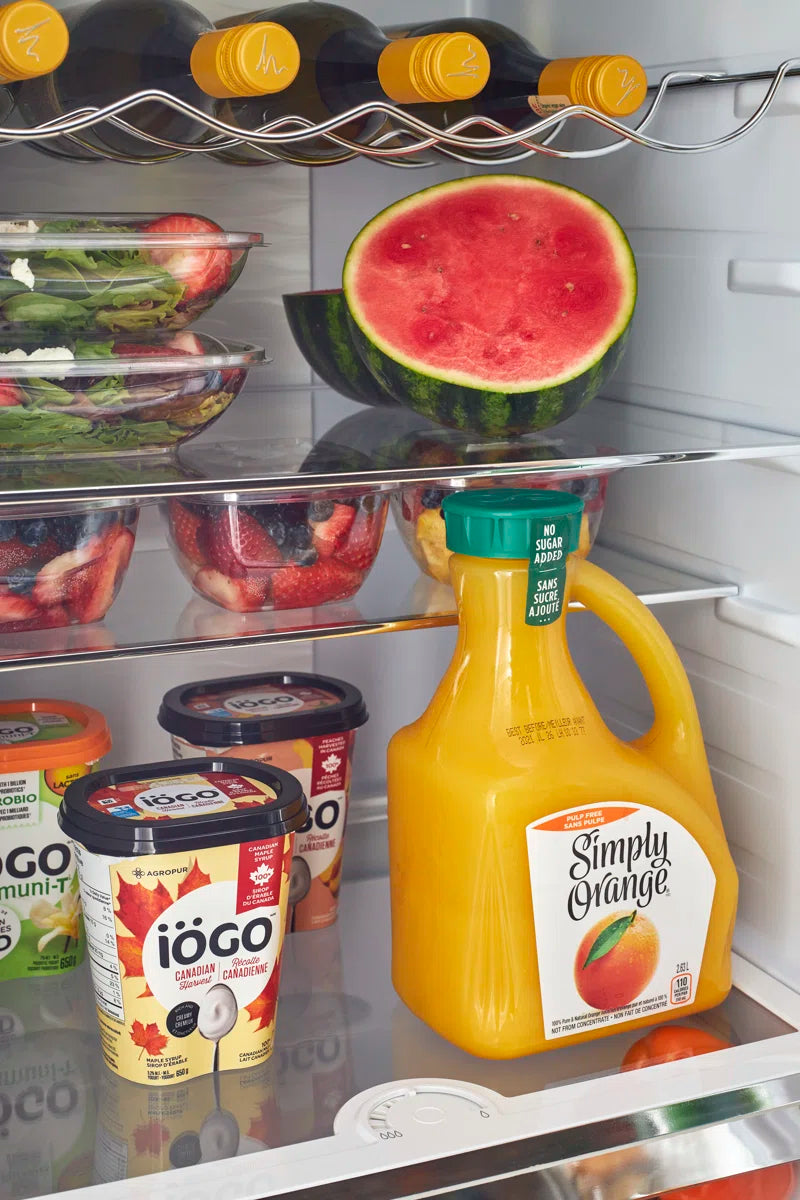 Classic Retro 23.6" Frost-Free 11.7 Cu. Ft. Energy Star Certified Bottom Freezer Refrigerator