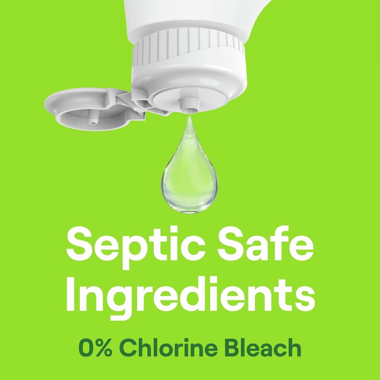 Toilet Bowl Cleaner without Chlorine Bleach, Fresh Mint Ammonia Free, 24 Oz