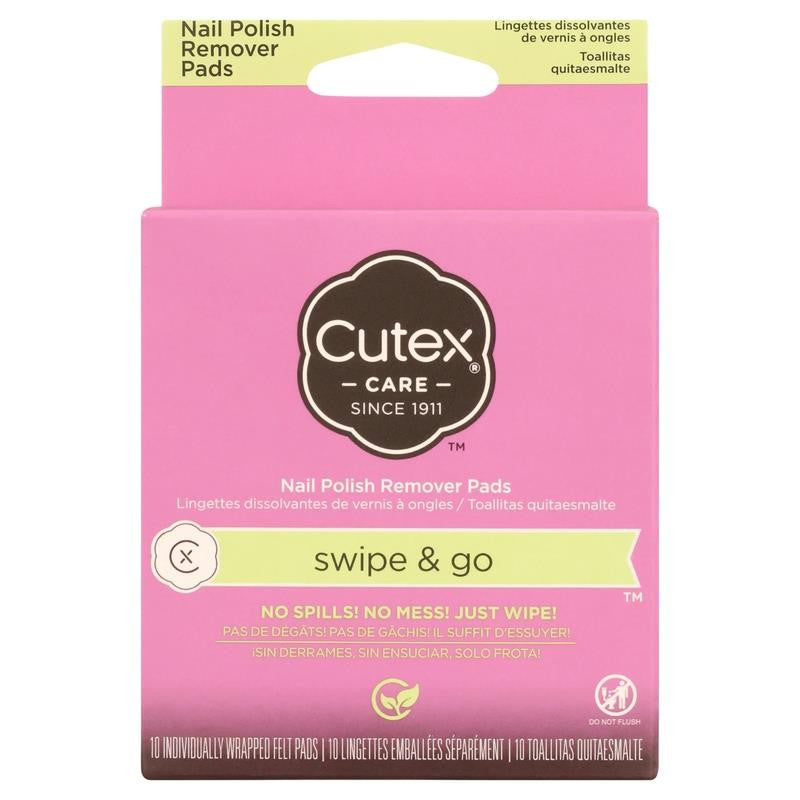 Swipe and Go Nail Polish Remover Pads (Pack of 2)