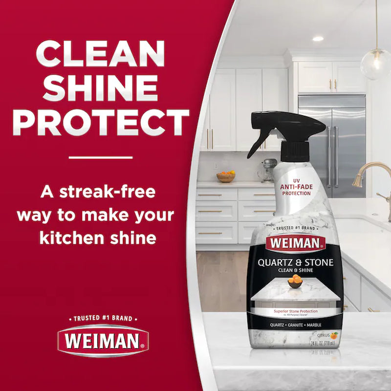 2-In-1 Clean + Protect Quartz and Stone 24 Fluid Ounce(S) Citrus Liquid Cleaner and Polish