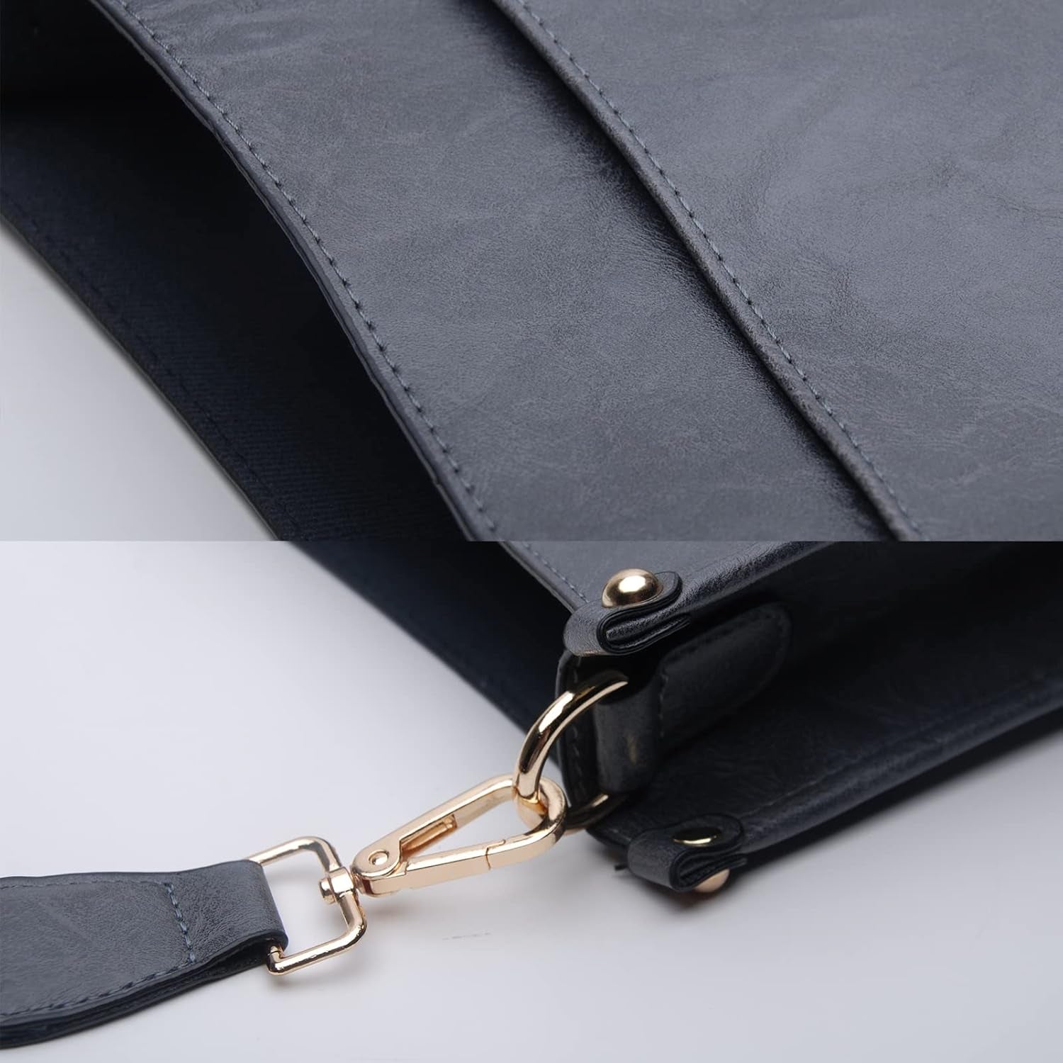 Vegan Leather Crossbody Bags for Women- Medium Size Hobo Zipped Pockets Cross-Body Purse with Adjustable Leopard Strap