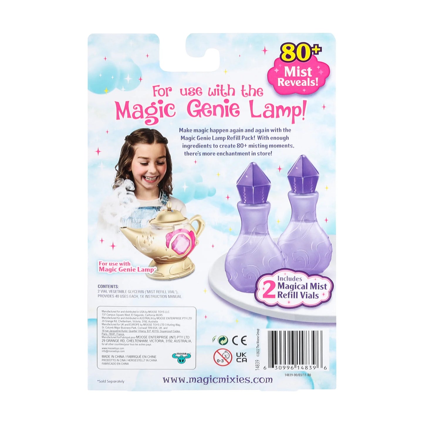 Magical Mist Refill Pack for Magic Rainbow Genie Lamp, Ages 5+