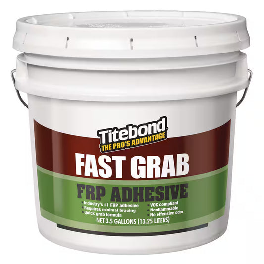 448 Oz. Yellow Fast Grab FRP Construction Adhesive Pail