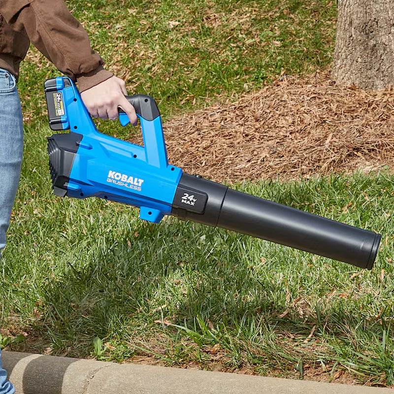 24-Volt Cordless Battery String Trimmer and Leaf Blower and 4 Ah (Battery Included) (Charger Included)