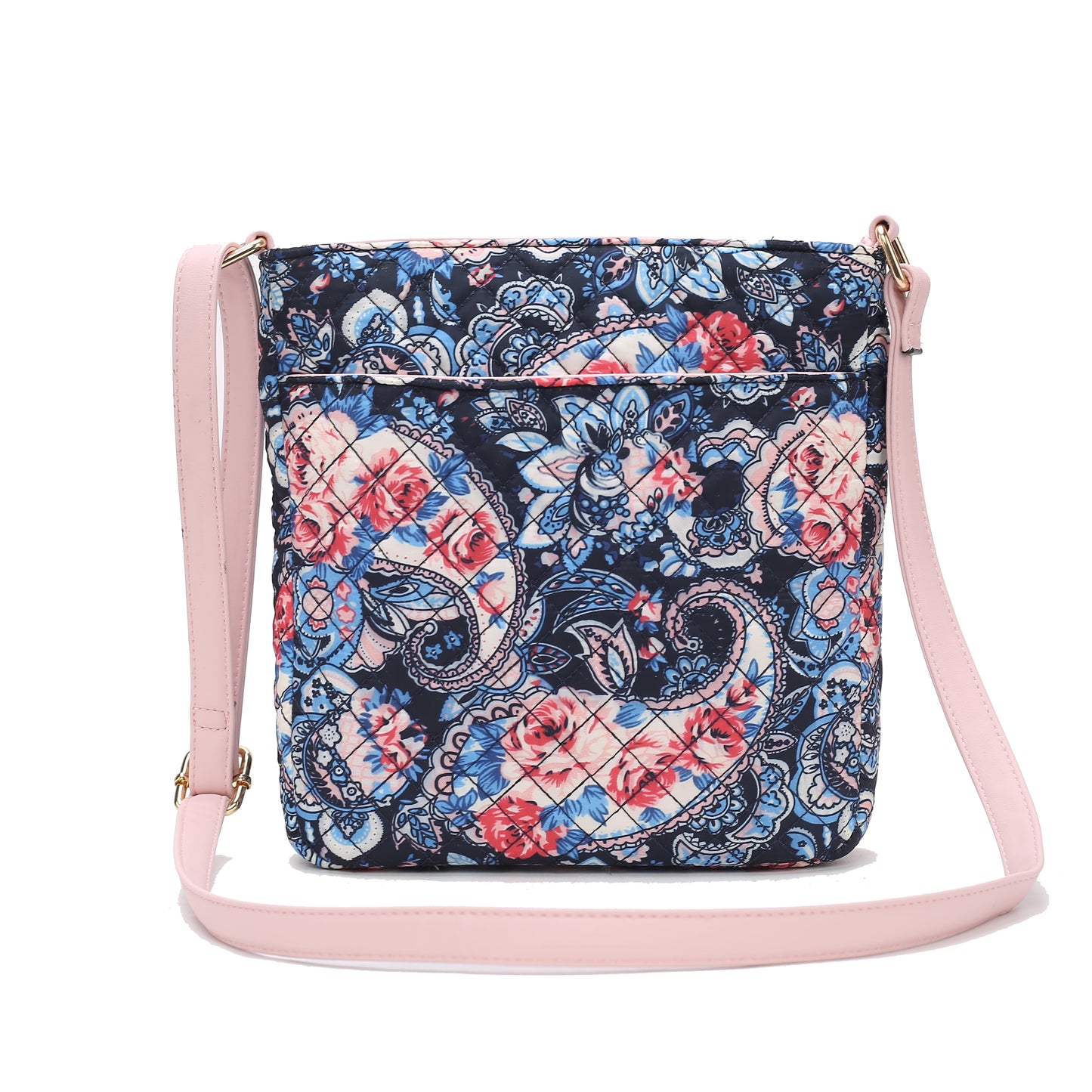Lainy Cotton Women'S Botanical Crossbody Bag, Designer Crossover Purse Handbag by Mia K - Green
